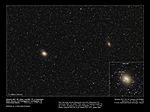 Galaxien NGC 185 und NGC 147 in Kassiopeia