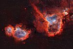 IC 1805 & IC 1848