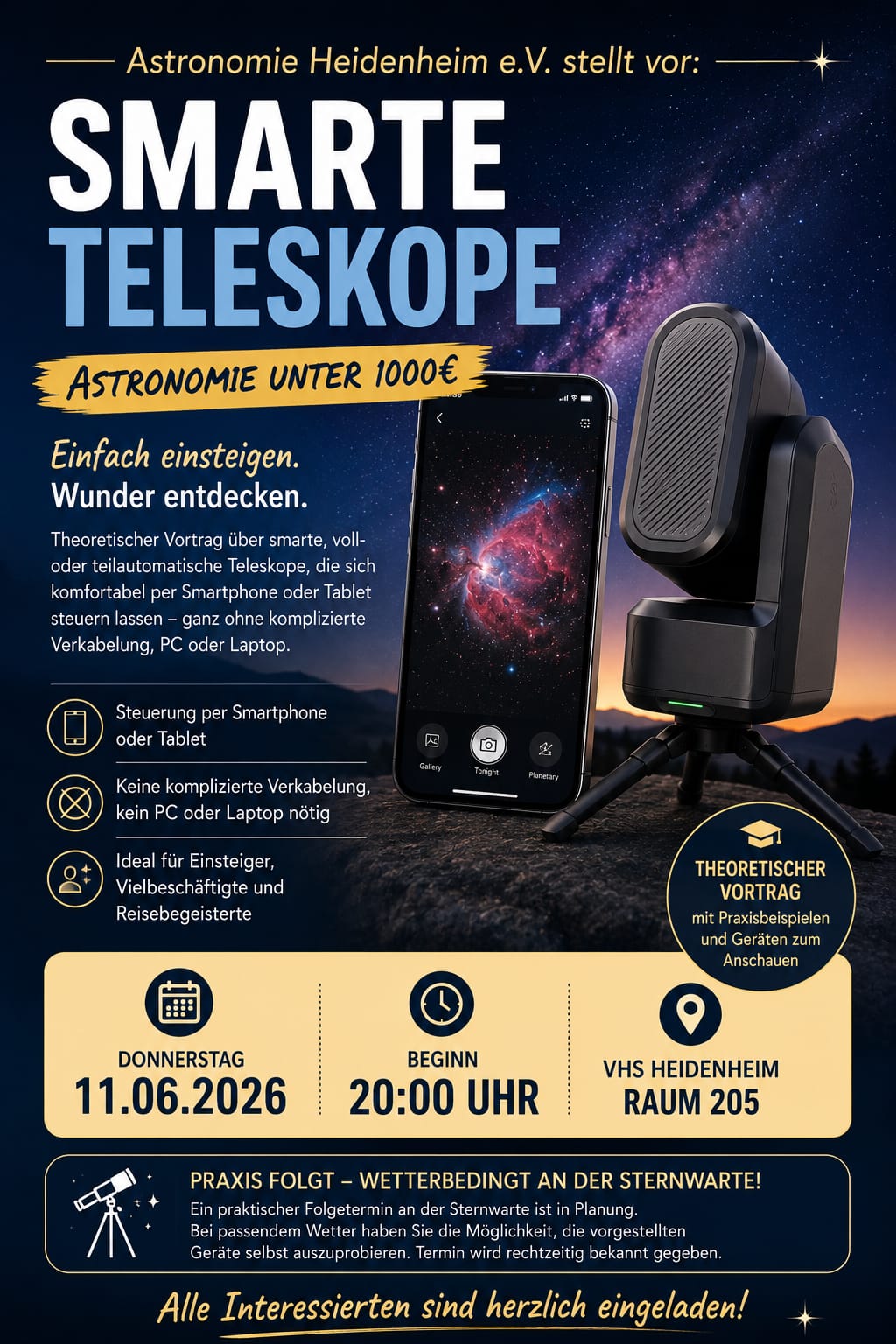 Flyer Smarte Teleskope